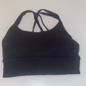 Lululemon longline ribbed sports bra